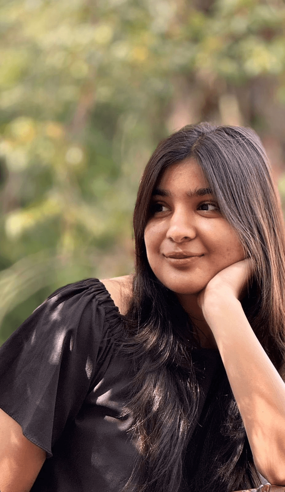 Krishnna in floral dress